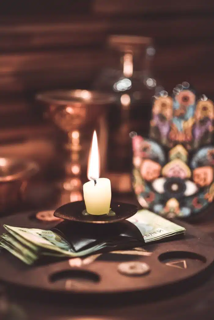 magic, candle, ritual